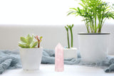 Healing Crystal Wands | 2" Rose Quartz Crystal Points| 6 Faceted Reiki Chakra Meditation Therapy
