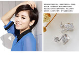 925 Sterling Silver Earrings Crown Swan Sterling Silver Earrings Wholesale Women'S Earrings Sterling Silver Jewelry