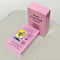 Pink learning tarot cards with keywords