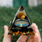 Tree of Life Orgonite Pyramide Amethyst Obsidian Stone Pyramid Crystal Healing Reiki Energy Orgone Collection