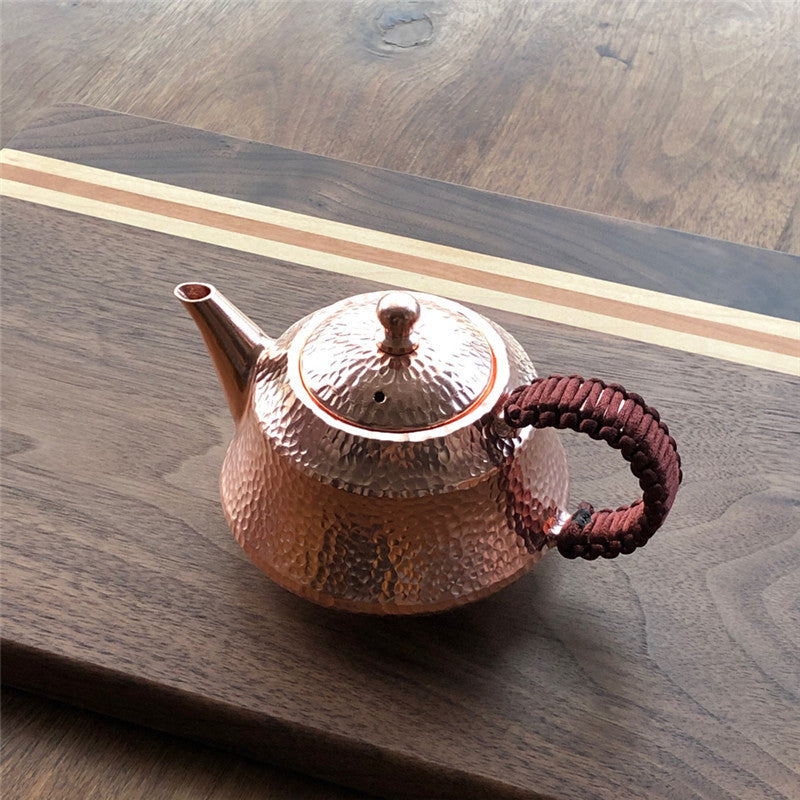 Handmade Pure Copper Teapot – Kung Fu Tea Ceremony – view 5