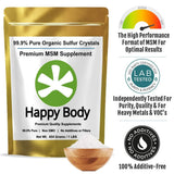 Organic Sulfur Crystals - 99% Pure Msm Crystals, Premium Msm Supplemen