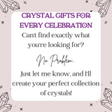 Aquarius Zodiac Crystal Gift Box, Gemstones, Smudge Kit & Keyring