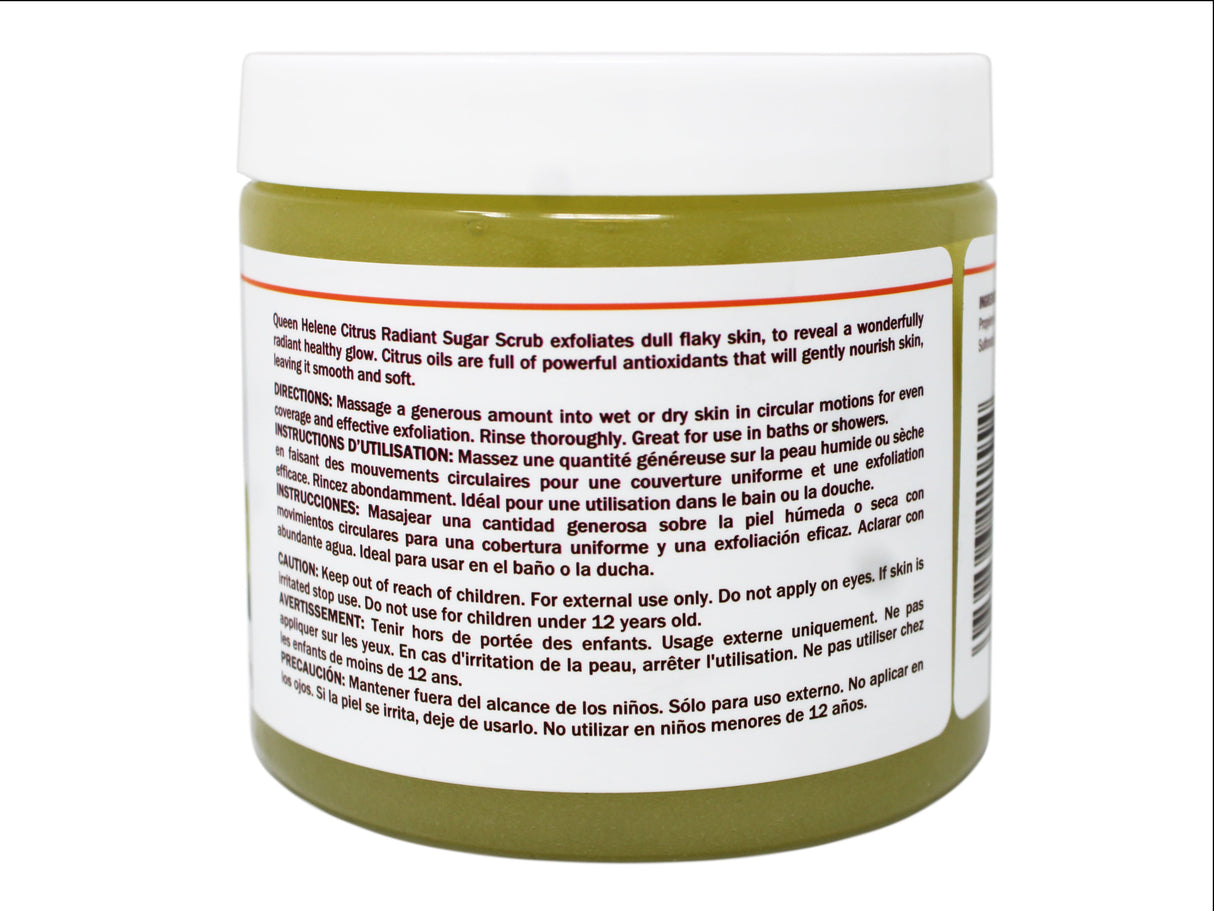 2 Pack -  Citrus Radiant Sugar Scrub, Softens and Exfoliates, 20 Ounce