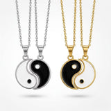 Yin Yang Matching Necklace Set – Couples & Best Friends – view 2