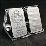 10/20Pcs Scottsdale Silver Bars Replica Silver One Troy Ounce Silver Bullion Iron Silver-Plated Craft Gifts