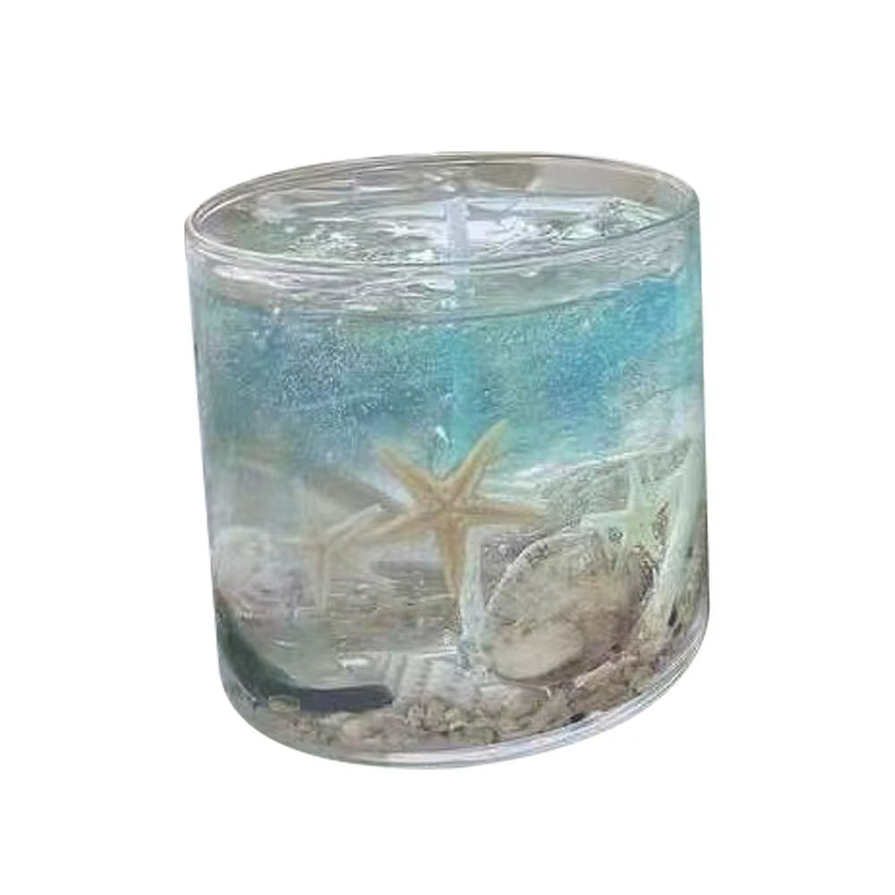 Ocean Gel Crystal Candle – Handmade Soy Wax Cup – view 10