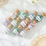 12Pcs Crystal Gemstone Chip Bottle,Mini Crystals,Spell Jars,Real Crystals for Witchcraft Supplies,Witchcraft Healing Crystals