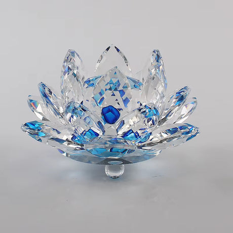 6.2Cm Quartz Crystals Lotus Flower Crafts Glass Fengshui Ornaments Healing Crystals Home Party Wiccan Decor Yoga Gifts Souvenir