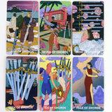 Neoteric Feminine Tarot – Modern Borderless 78-Card Deck – view 4