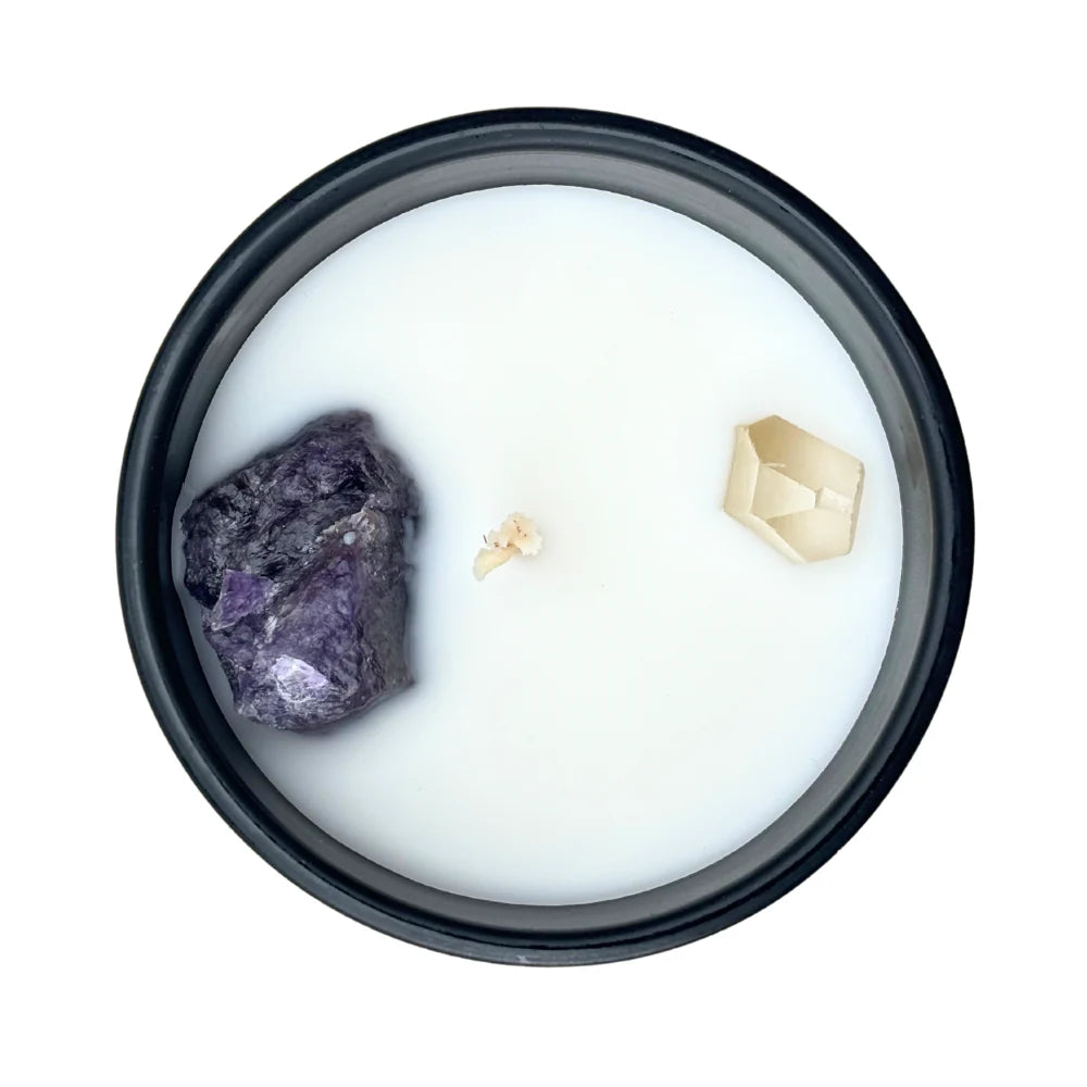 Crystal Candle Hamsa