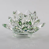 6.2Cm Quartz Crystals Lotus Flower Crafts Glass Fengshui Ornaments Healing Crystals Home Party Wiccan Decor Yoga Gifts Souvenir
