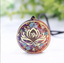 Tree of Life Orgonite Pyramide Amethyst Obsidian Stone Pyramid Crystal Healing Reiki Energy Orgone Collection