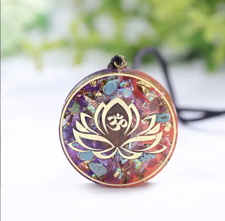 Tree of Life Orgonite Pyramide Amethyst Obsidian Stone Pyramid Crystal Healing Reiki Energy Orgone Collection