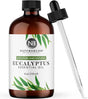 Essential Oil with Glass Dropper - 100% Pure and Natural - Essential Oils for Diffuser, Aromatherapy, Soap and Candle Making, Eucalyptus Essential Oil, Eucalyptus Oil, 4 Fl Oz