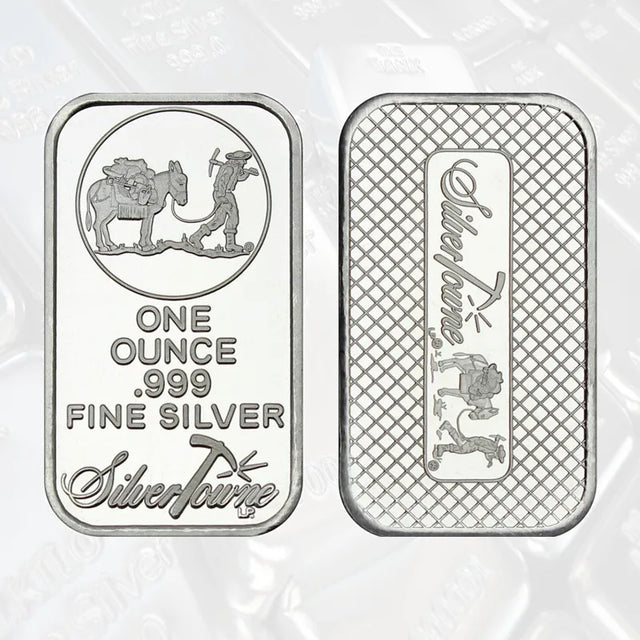 10/20Pcs Scottsdale Silver Bars Replica Silver One Troy Ounce Silver Bullion Iron Silver-Plated Craft Gifts