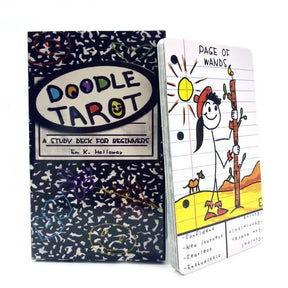 Cartoon doodle tarot deck