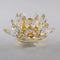 6.2Cm Quartz Crystals Lotus Flower Crafts Glass Fengshui Ornaments Healing Crystals Home Party Wiccan Decor Yoga Gifts Souvenir