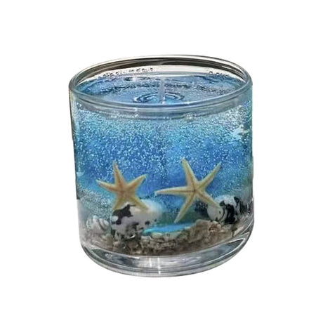 Ocean Gel Crystal Candle – Handmade Soy Wax Cup – view 9