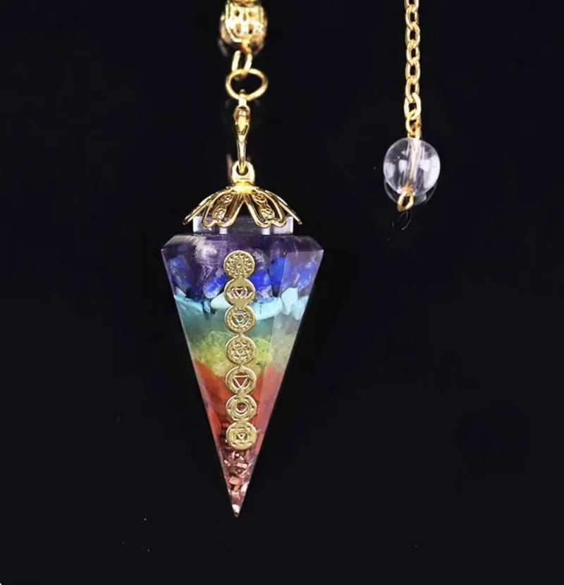 Tree of Life Orgonite Pyramide Amethyst Obsidian Stone Pyramid Crystal Healing Reiki Energy Orgone Collection