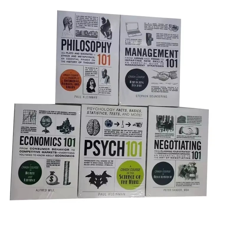 The 101 Series Book Set – Philosophy, Psychology, Economics, Management & Negotiating – view 2