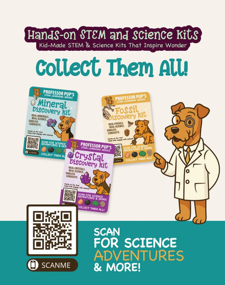Real Crystal Discovery Kit for Kids: STEM Science & Learning Toy