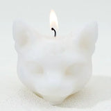 Three-Eyed Cat Candle – Gothic Scented Soy Wax – view 8