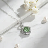 925 Silver Moissanite Necklace Silver Destiny Moissanite Pendant