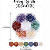 Engraved 7 Chakra Stones – Reiki Crystal Kit – view 7