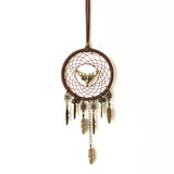 Vintage feather dream catcher ornament
