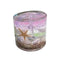 Ocean-style gel and soy crystal candle in glass