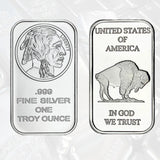 10/20Pcs Scottsdale Silver Bars Replica Silver One Troy Ounce Silver Bullion Iron Silver-Plated Craft Gifts