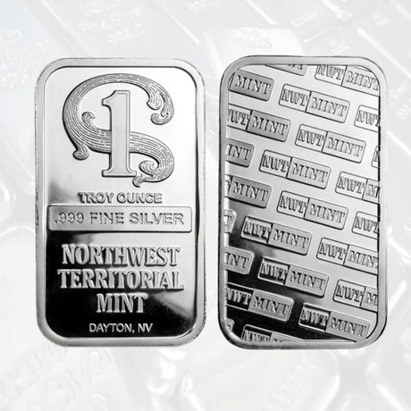 10/20Pcs Scottsdale Silver Bars Replica Silver One Troy Ounce Silver Bullion Iron Silver-Plated Craft Gifts