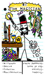 Doodle Tarot – Cartoon-Style 78-Card Deck – view 6