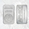 10/20Pcs Scottsdale Silver Bars Replica Silver One Troy Ounce Silver Bullion Iron Silver-Plated Craft Gifts
