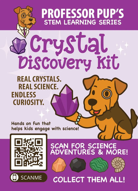 Real Crystal Discovery Kit for Kids: STEM Science & Learning Toy