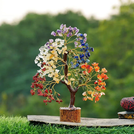 7 Color Crystal Tree Feng Shui Money Tree Office Decor Crystals and Stones Home Decor Meditation Accessories Gemstone Tree House Warming Gifts