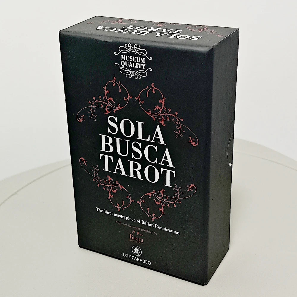 Sola Busca tarot deck in rigid box