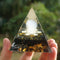 Tree of Life Orgonite Pyramide Amethyst Obsidian Stone Pyramid Crystal Healing Reiki Energy Orgone Collection
