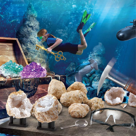 Discovery #Mindblown Geode Crystal Excavation Kit