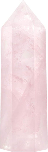 Healing Crystal Wands | 2" Rose Quartz Crystal Points| 6 Faceted Reiki Chakra Meditation Therapy