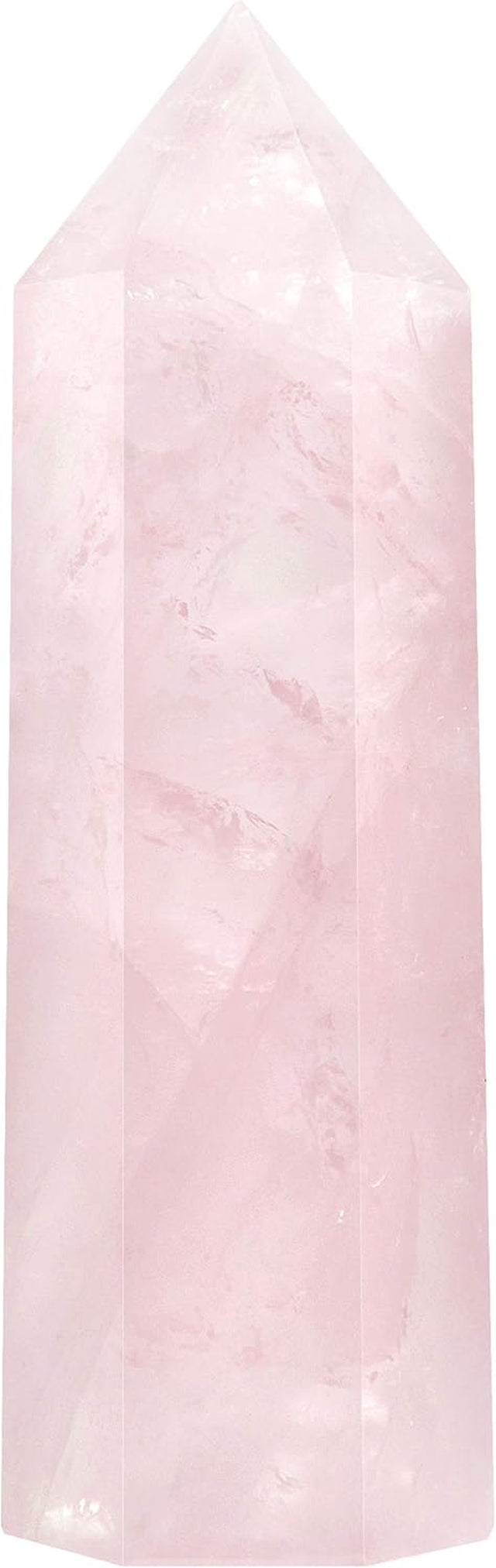 Healing Crystal Wands | 2" Rose Quartz Crystal Points| 6 Faceted Reiki Chakra Meditation Therapy
