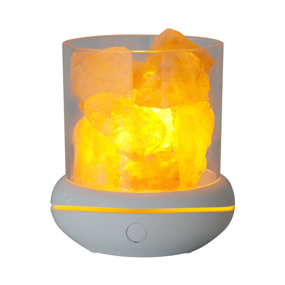 מנורת מלח הימלאיה ורוד — USB, 8 צבעים – תמונה 8