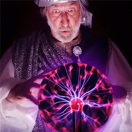 Magic Plasma Ball Lamp – Touch-Activated LED Light (3-inch)