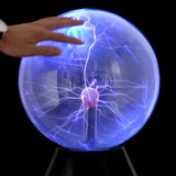 Electrostatic Ball Induction Glow Ball Plasma Ball 5-8 Inch Red and Blue Ball Science Museum Exhibition Ball Lightning Ball