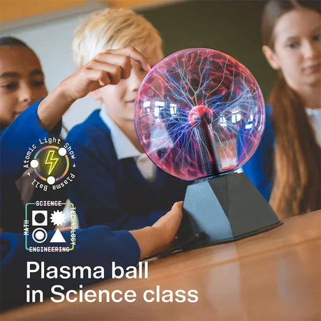 Magic Plasma Ball Lamp – Touch-Activated LED Light (3-inch)