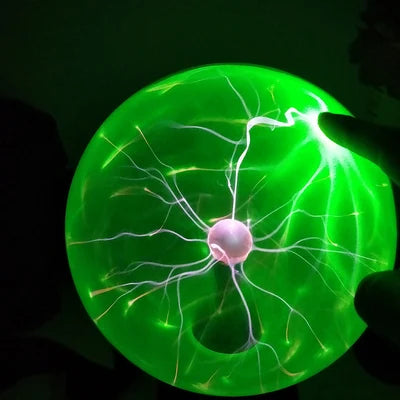 Electrostatic Ball Induction Glow Ball Plasma Ball 5-8 Inch Red and Blue Ball Science Museum Exhibition Ball Lightning Ball