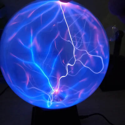 Electrostatic Ball Induction Glow Ball Plasma Ball 5-8 Inch Red and Blue Ball Science Museum Exhibition Ball Lightning Ball