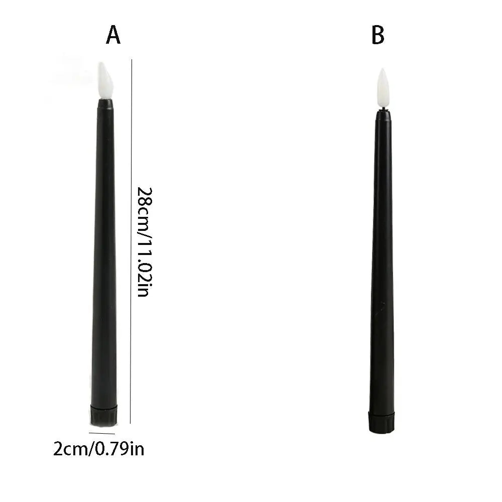LED Flameless Taper Candle – Safe Decorative Candle for Temples, Home, and Special Occasions