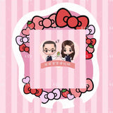Sanrio Tamagotchi Uni Faceplate – Kawaii Silicone Protective Sticker for Tamagotchi Devices